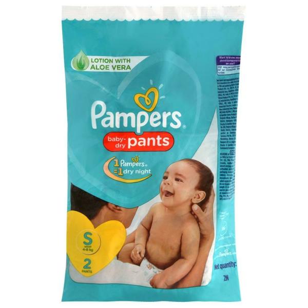 PAMPERS PANTS S 2S RS 72